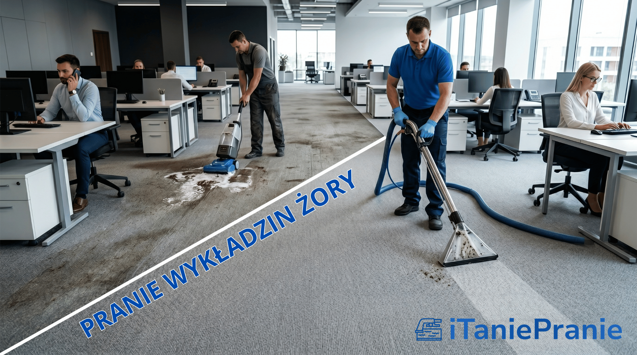Read more about the article Czyste biuro i idealny wizerunek firmy. Profesjonalne pranie wykładzin Żory