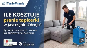 Read more about the article Ile kosztuje mobilne pranie tapicerki w Jastrzębiu-Zdroju? Cennik i przebieg czyszczenia krok po kroku